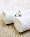 Bavlnená osuška z mäkkej froté pleteniny s nízkou slučkou zo 100% bavlny vhodná pre ubytovacie zariadenia. 