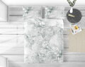 Elegantné makosaténové obliečky s potlačou jemných akvarelových kvetín v bielo-zelenom prevedení. Ideálny darček pre manželku alebo maminu.